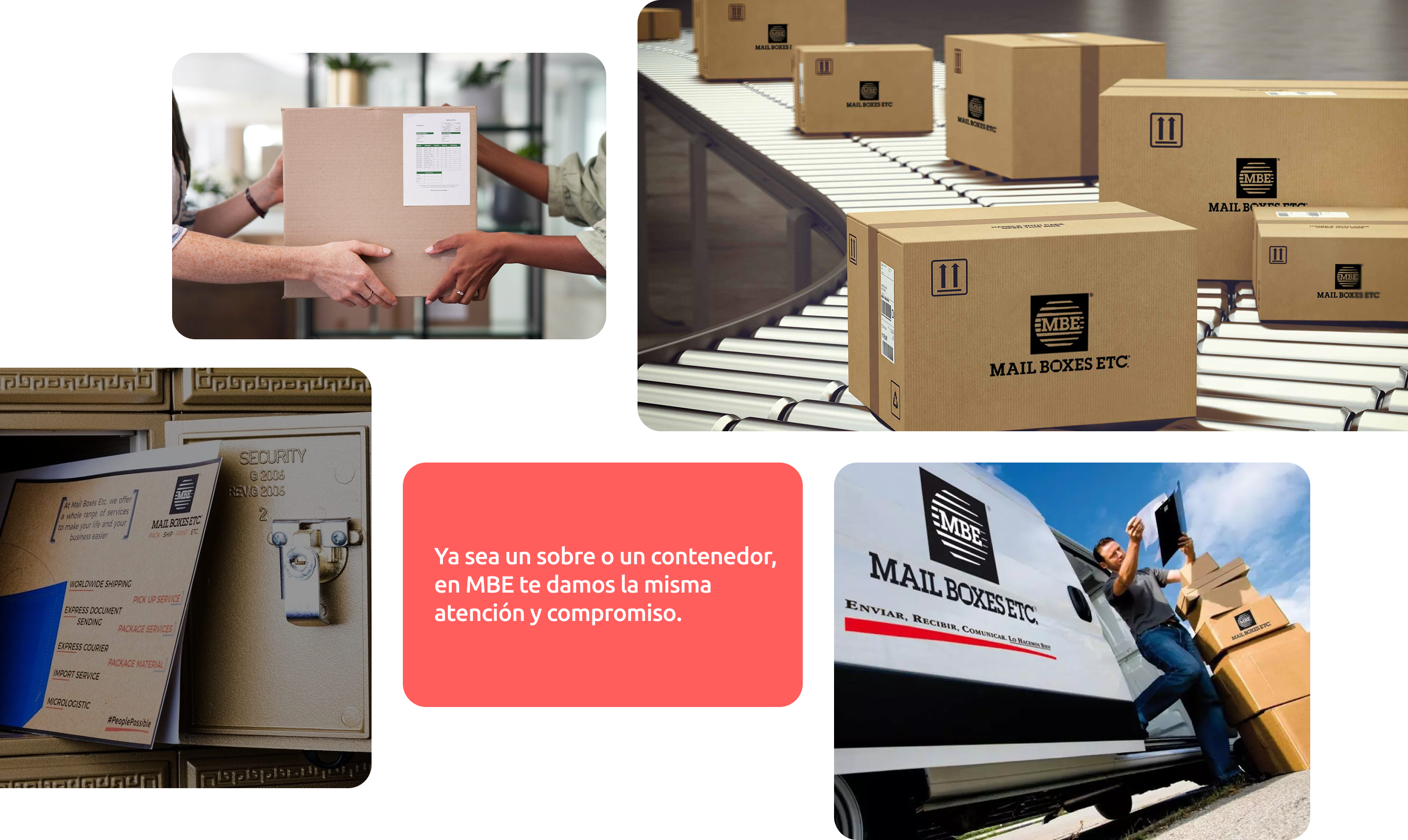 Grid de servicios de envío